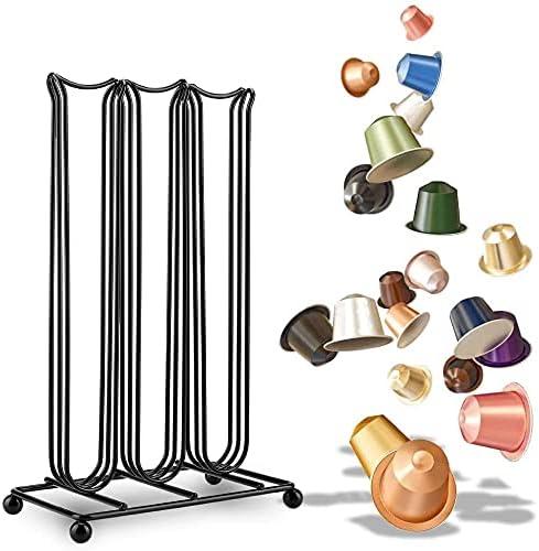 Huhushop Coffee Capsule Holder, Coffee Pod Rack Carousel Storage Holder Storage - Image 9