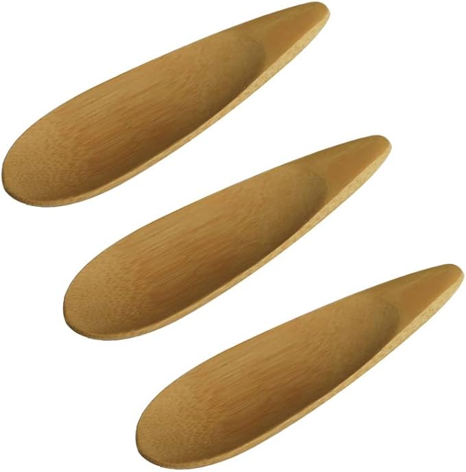 12 Pieces Bamboo Tea Spoon Bamboo Scoops Bath Salt Spoon Wooden Condiment Spoon - Image 5
