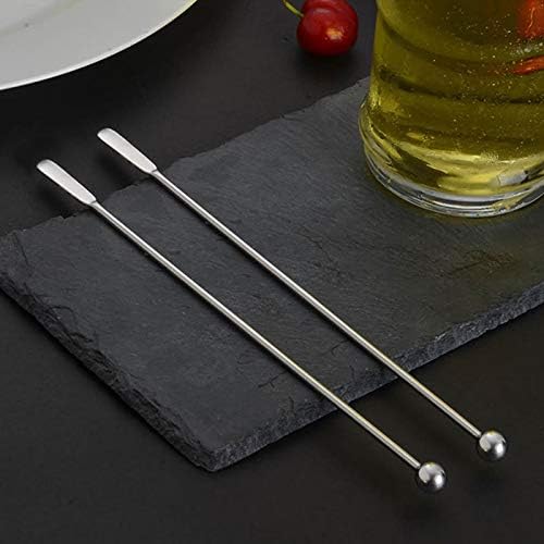 5 pcs Stainless Steel Coffee Beverage Stir Sticks Cocktail Stirrers Drink - Image 5