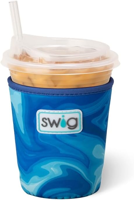 Swig Life Small Iced Cup Coolie, 16-20oz Iced Coffee Cup Insulator Sleeve by SwigLife