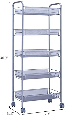 Kitchen Island with Wheels Large Storage Cabinet and Carts, Rolling Serving - Image 4