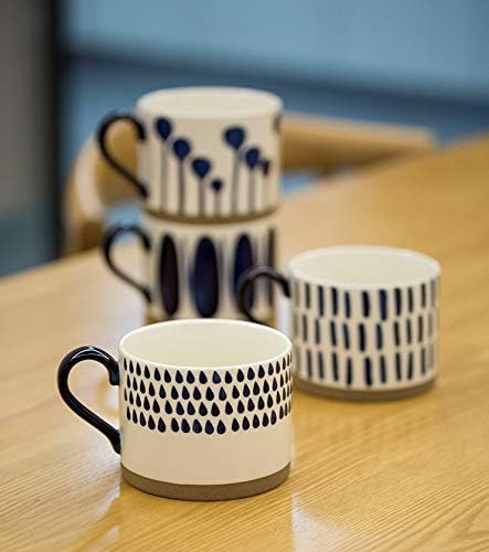 Koja 16 oz. Elegant Hand Painted Decorative Large Porcelain Ceramic Mug Set. 4 - Image 2