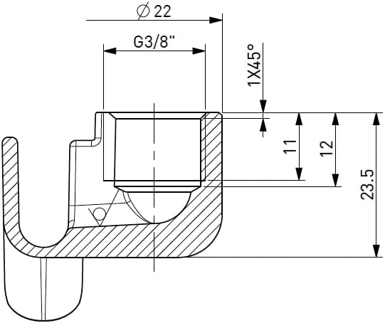 ITALPARTS VIA Crema Double Portafilter Spout. 2 Ways Spout - Image 3