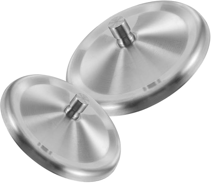 Luxshiny Stainless Steel Mug Lid Set 3.34 Inch Reusable Leak Proof Round Cup by Luxshiny
