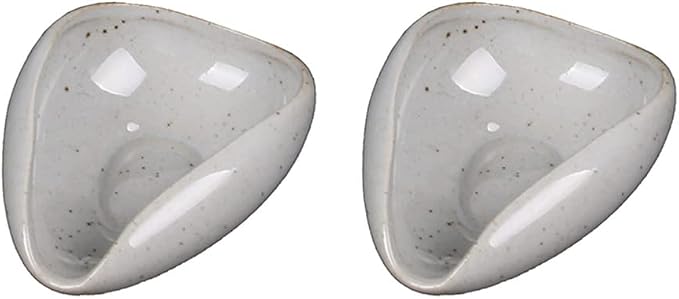 2pcs Ceramic Coffee Scoops Coffee Bean Weighing Bowls Coffee Powder Spoon by Mozacona