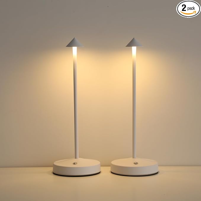 Rechargeable Cordless Lamps, 3000mAh Battery Operated Table Lamp, Portable LED by Maglaw