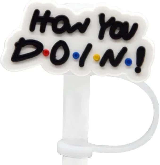 6 Pack Straw Toppers Compatible - Image 4