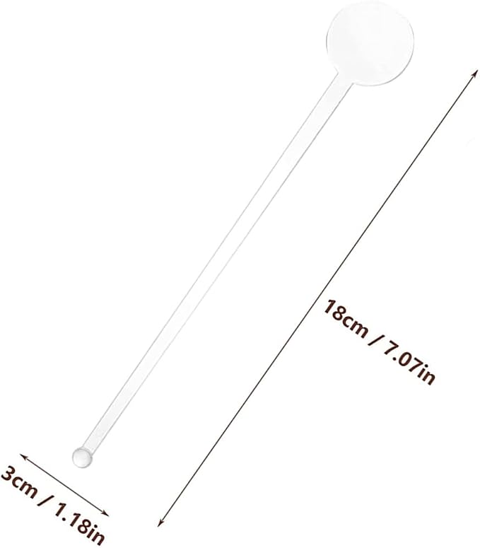 80 Pcs Plastic Cocktail Swizzle Sticks Long Coffee Beverage Stirrers Wedding - Image 3