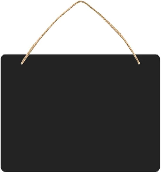 Wooden Double Sided Hanging Chalkboard Signs, Memo Message Sign, Vintage by Unknown
