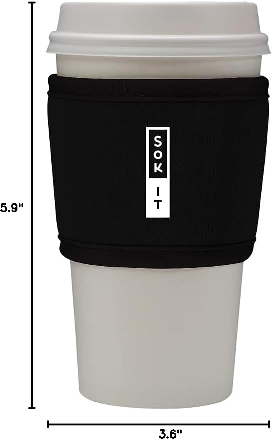 Sok It HotSok Coffee & Tea Reusable Insulated Neoprene Cup Sleeve - Image 7