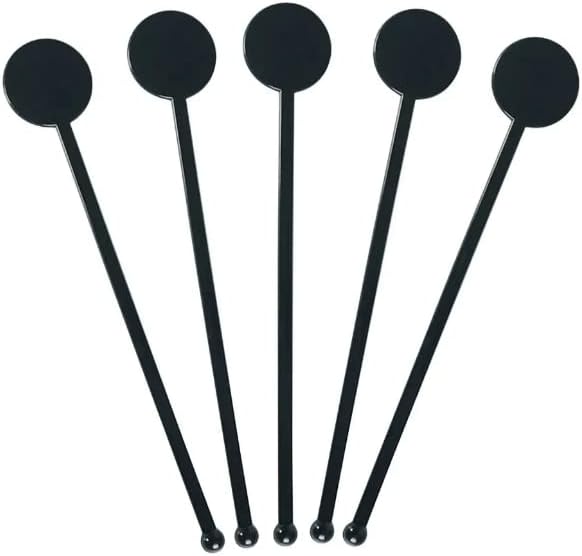 Brccee AC 100PCS 7 Inches Cocktail Swizzle Sticks, Disposible Plastic Drink - Image 3