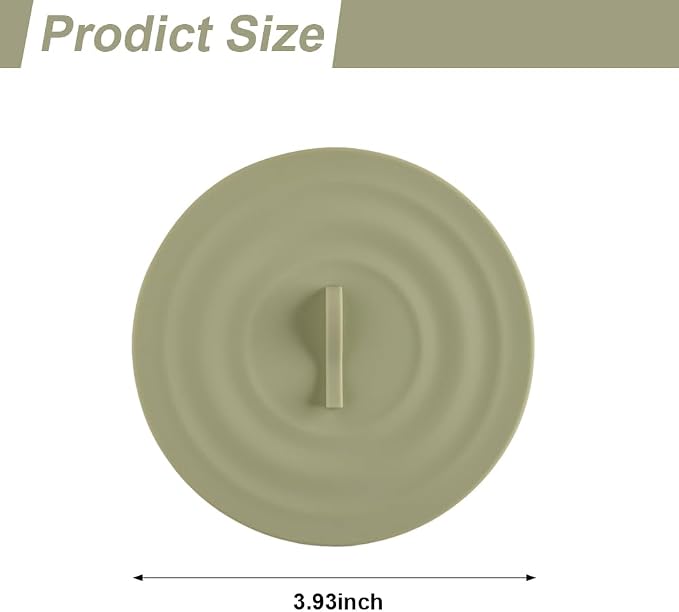 3pcs Silicone Cup Covers Mug Lid Outdoor Drink Cover Cups Dust Cover Hot Cup - Image 2