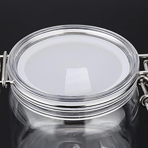 2 Pcs 10 Oz/300ml PET Plastic Storage Jars - Image 5