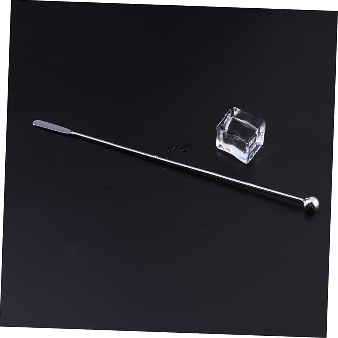 Luxshiny 10pcs Stainless Steel Cocktail Mixing Stirrers Drinks Coffee and - Image 8