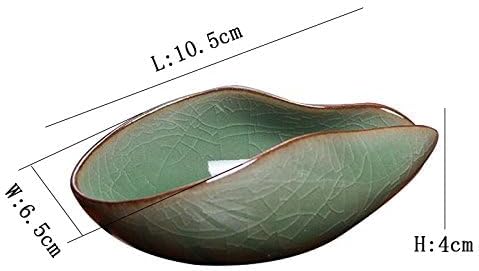 Qin Porcelain Cha He Tea Vessel-Coffee Bean Weighing Tray-Ge Yao Plum Green Tea - Image 7