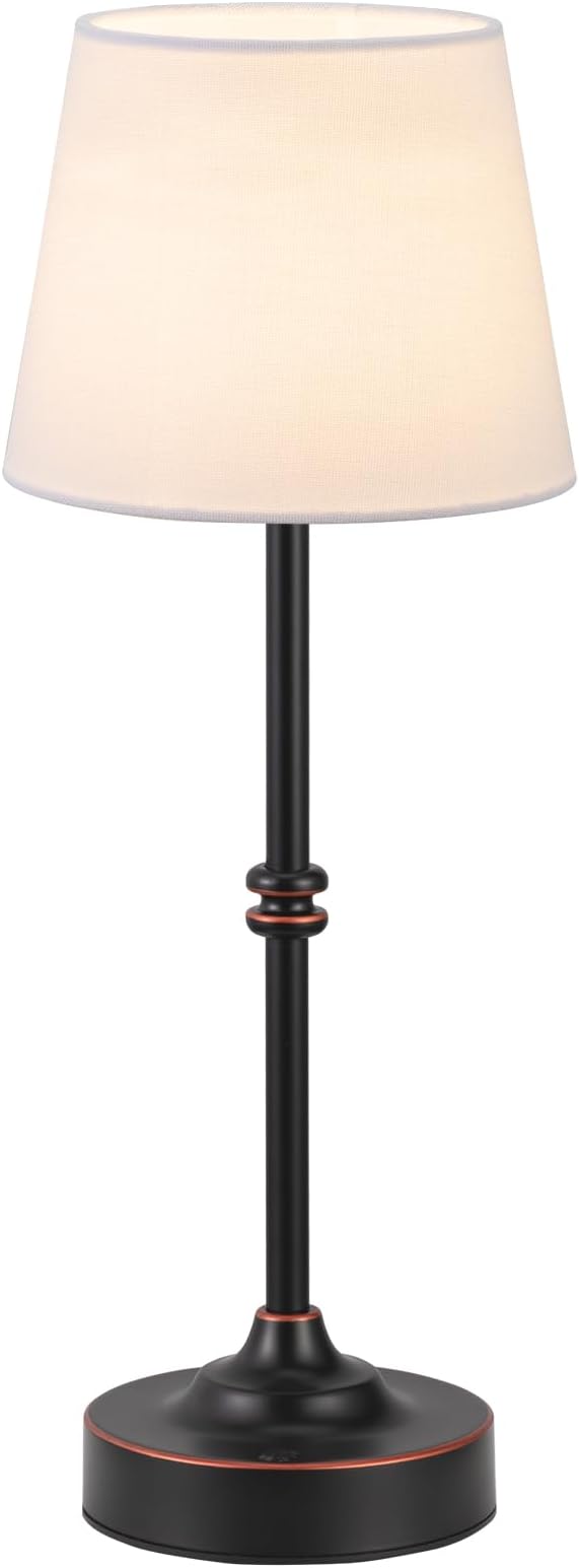 Kakanuo Rechargeable Cordless Table Lamp Antique Black by KakanuoLightings