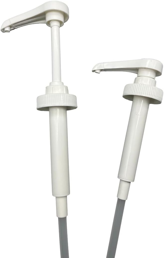5ml High Output Syrup Pumps, 38/400 Neck Size Plastic Ribbed Dispensing Pumps - Image 4