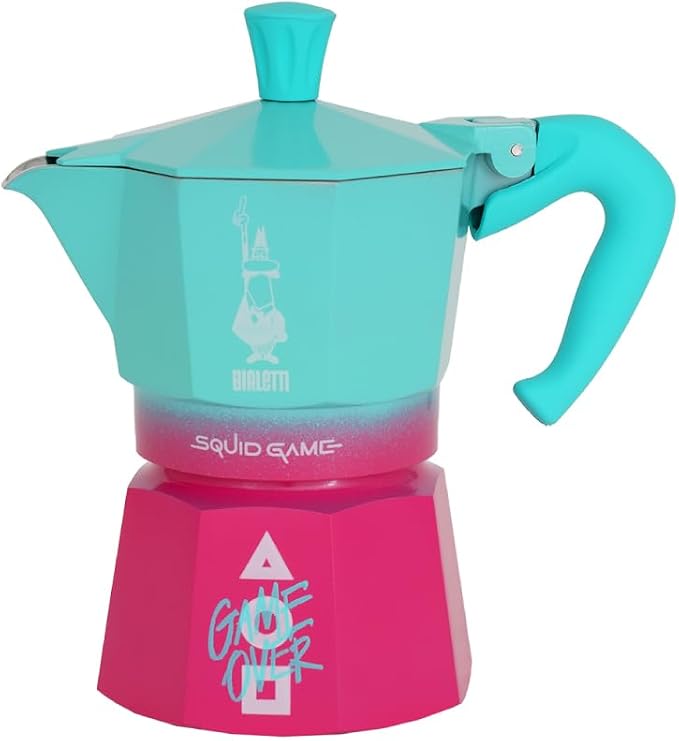 Bialetti Moka Express Squid Game©: Iconic Stovetop Espresso Maker, Moka Pot - Image 5