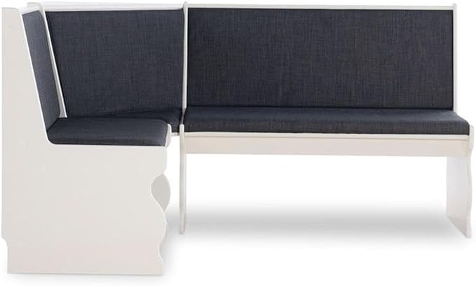 Riverbay Patio Conversation Indoor 3 Piece Kitchen Corner Nook Table Booth - Image 3