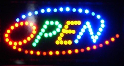 2xhome Open Sign High Visible Bright 4 Colors Big Chip Led Moving Flashing by 2xhome