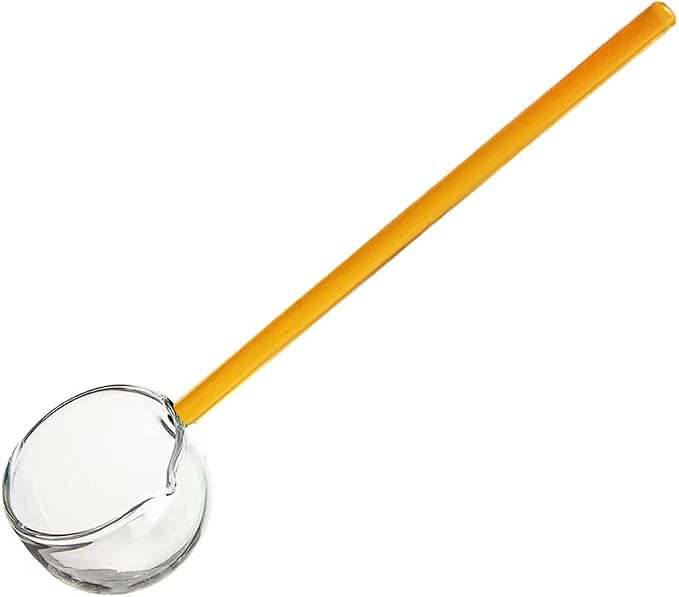 Clear Glass Stirring Spoons Transparent Crystal Teaspoons Milk Cocktail Cold by TMXAOK