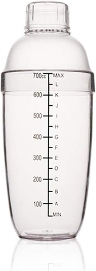 Plastic Cocktail Shaker, Hand Drink Mixer Boba Tea Shaker Cup by FEOOWV