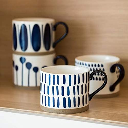 Koja 16 oz. Elegant Hand Painted Decorative Large Porcelain Ceramic Mug Set. 4 - Image 3