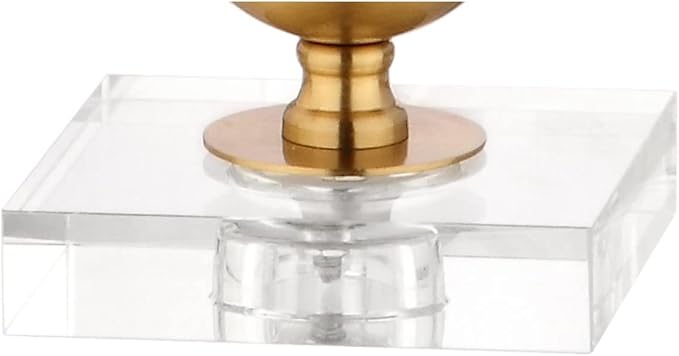 JONATHAN Y 34.75" Brass Metal LED Table Lamp Set of 2 - Image 7