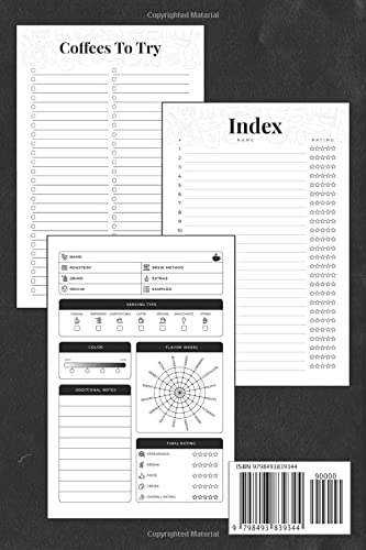 Coffee Tasting Book: Coffee Tasting Journal - Image 2