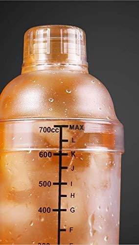 700cc / 24 oz Plastic Shaker Cocktail Drink Mixer Boba Tea Shaker, Professional - Image 4