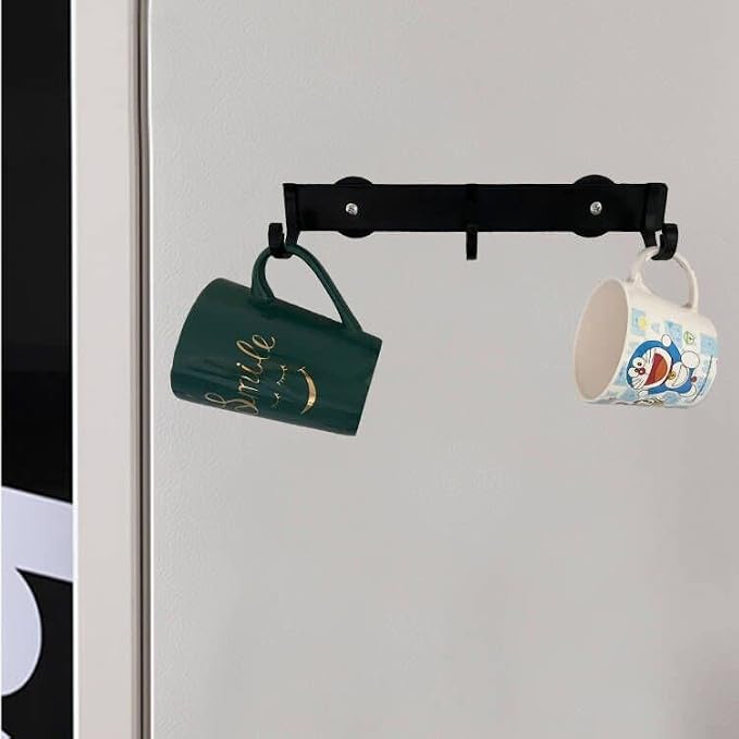 AUXPhome Magnetic Mug Rack Coffee Cup Holder Display Hanging Cups Drying Hook - Image 6