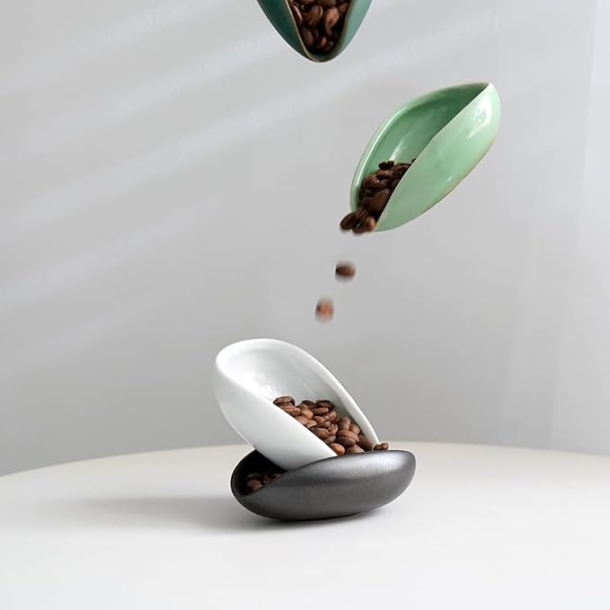 watchget Ceramic Coffee Dosing Cup & Tea Storage Tray, Single Dose Measuring - Image 6