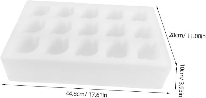 Foam Drink Carrier Tray 15-Hole Cup Holder - Image 2
