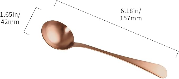 Coffee Cupping Spoon Coffee Measuring Spoon Professional Barista Cupping Spoon - Image 2