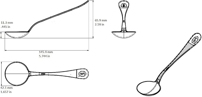 Rattleware Rounded Silver-Plated Cupping Spoon – Deeper Bowl, Sleek Design & - Image 11