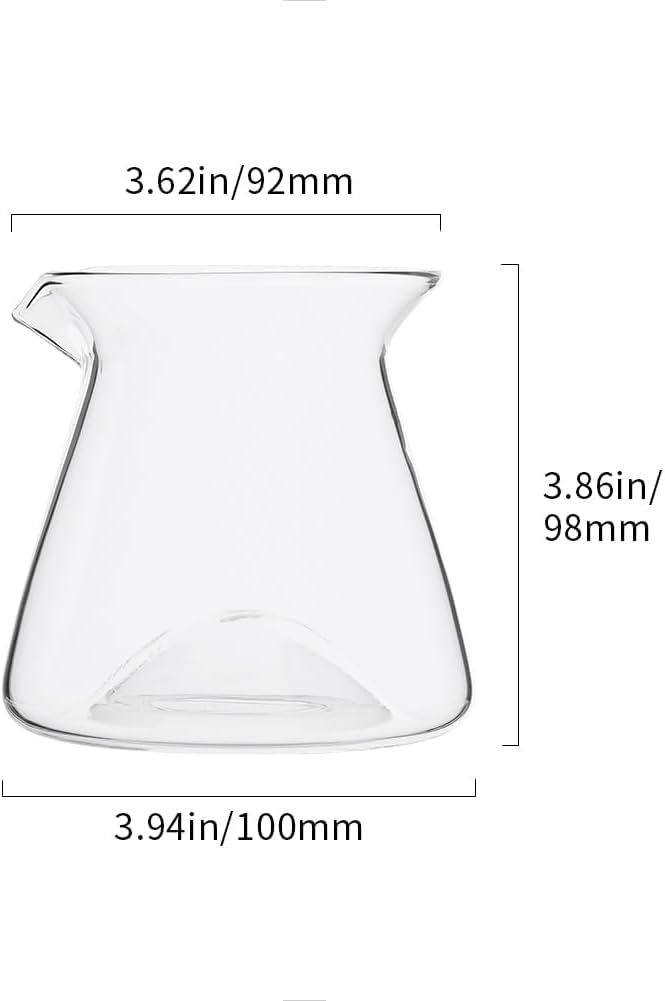 watchget 300ml Coffee Server Glass Coffee Carafe Pour Over Coffee Server Heat - Image 2