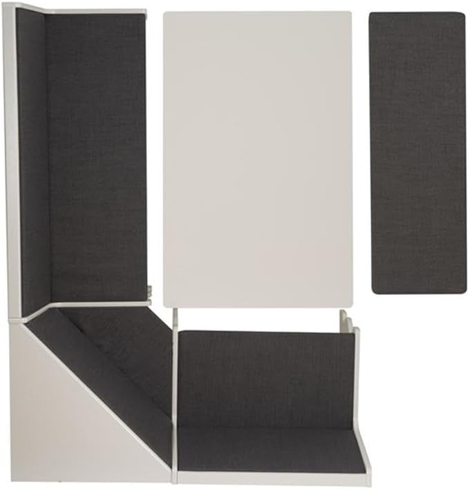 Pemberly Row Corner Nook Dining Set, Includes Table, and Corner Unit, - Image 7