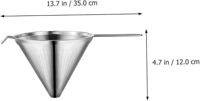 NUOBESTY 1Pc Stainless Drip Filter Funnel Reusable Kitchen Strainer - Image 7
