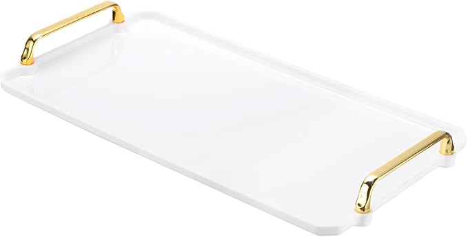 PATIKIL 16.1 x 8.7 Inches Plastic Serving Tray by PATIKIL