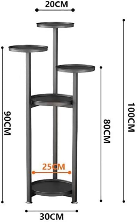 Takywep Corner Plant Shelving Multi-Layer Heavy Duty Metal Flower Pot Stand - Image 2