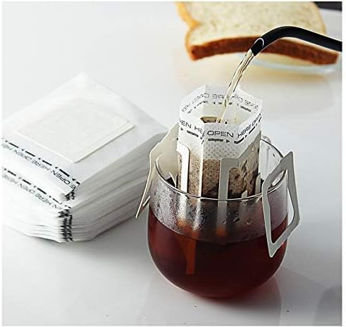 50Pcs Portable Coffee Filter Paper Hanging Ear Drip Coffee Bag Single Serve - Image 6
