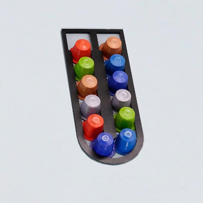 DECHOUS Elegant Lightweight Capsule Storage Rack 12 Coffee Organizer Holder - Image 2