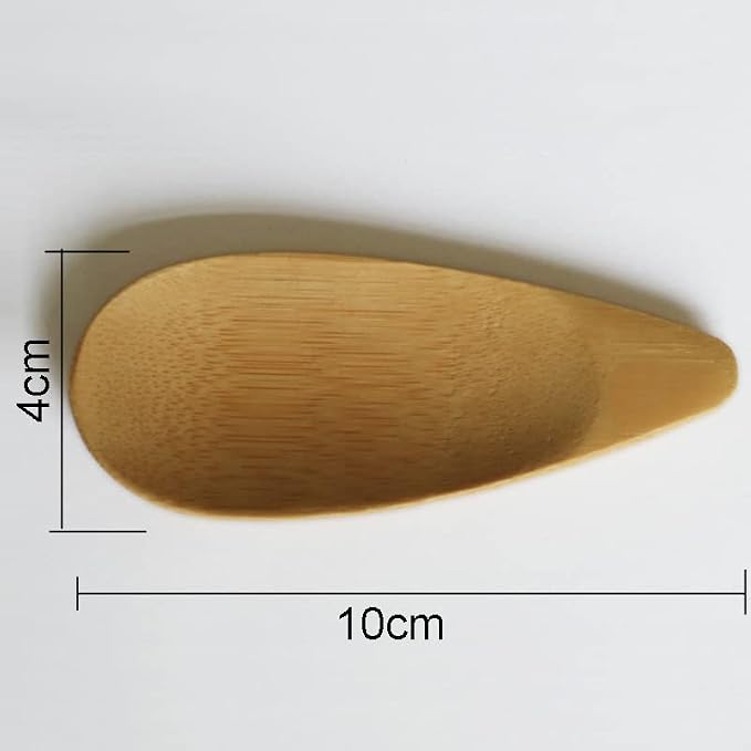12 Pieces Bamboo Tea Spoon Bamboo Scoops Bath Salt Spoon Wooden Condiment Spoon - Image 3