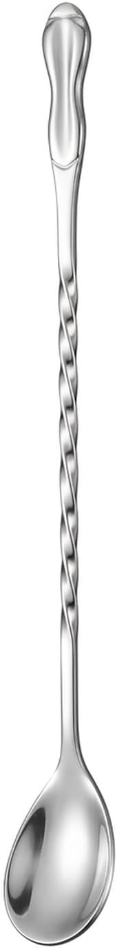 Stainless Steel Bar Spoon with Twisted Handle by Unknown