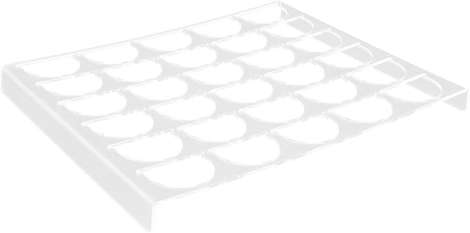 TEHAUX Acrylic Coffee Capsule Holder Rack – 30 Slots Organizer by TEHAUX
