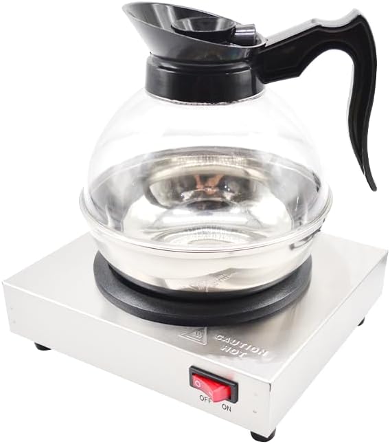 Commercial Coffee Decanter Warm Plate, Stainless Steel Structure - Image 3