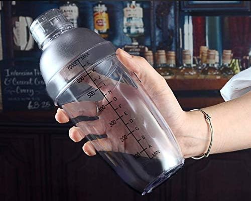 700cc / 24 oz Plastic Shaker Cocktail Drink Mixer Boba Tea Shaker, Professional - Image 3