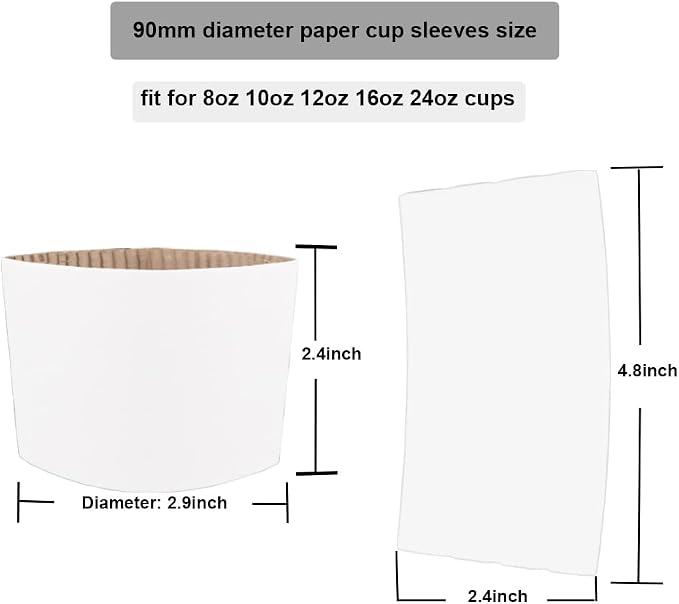 EchoDone Disposable Coffee Cup Sleeves - Image 2