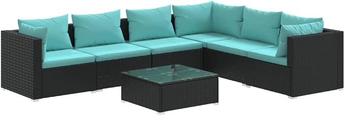7-Piece Modular Patio Furniture Set by Unknown