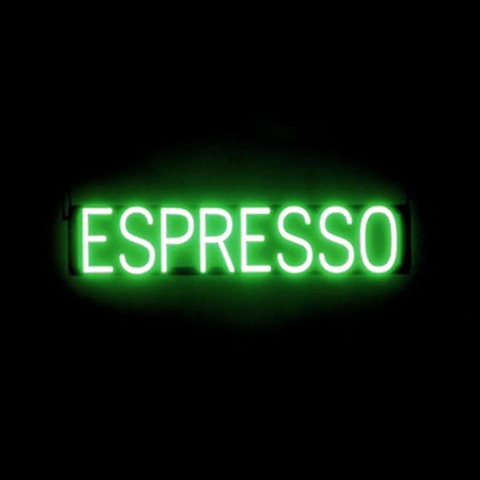SpellBrite ESPRESSO Sign | Coffee Drink-Related Sign by SpellBrite
